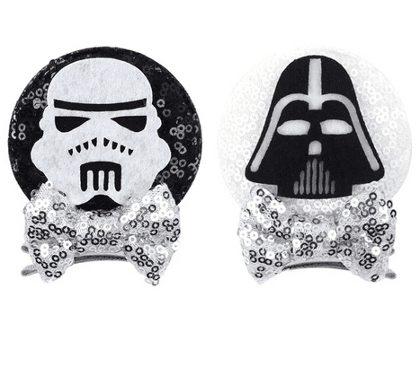 Star Wars character headbands with bows.